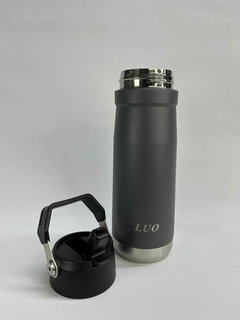 Botella térmica Luo 650ml c/manija acero!! - comprar online