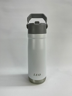Botella térmica Luo 650ml c/manija acero!! en internet