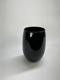 Vaso de vidrio Negro - comprar online