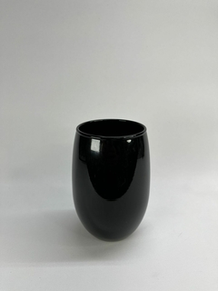 Vaso de vidrio Negro