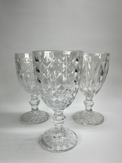 Copas de vidrio tallada - comprar online