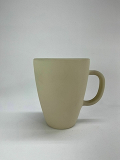 Taza de vidrio crema - comprar online