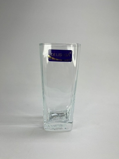 Vaso de vidrio cuadrado - comprar online