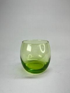 Vaso de vidrio colores - tienda online