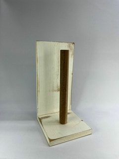Porta Rollo de cocina madero c/pizarra - comprar online