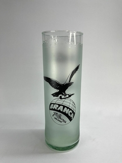 Vaso de vidrio largo