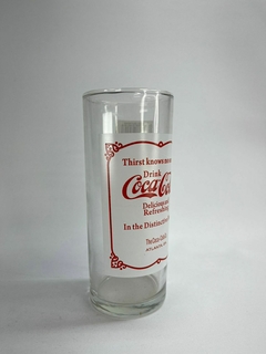 Vaso de vidrio Coca Cola