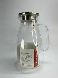 Jarra de vidrio c/tapa de acero