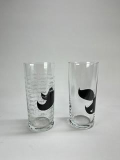 Vaso de vidrio Bigotes - comprar online