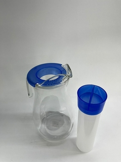 Jarra de vidrio c/enfriador - comprar online