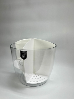 Cubiertero CRIPPA acrilico blanco - comprar online