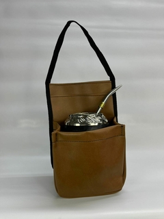 Porta mate cuerina - comprar online