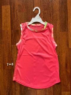 Blusa rosa sin mangas