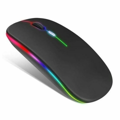 MOUSE LUMINOSO SEM FIO DE 2,4 GHZ E-1200 RECARREGÁVEL H´MASTON - MODERNSHOP.COM