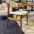 Cadeira Alê (KIT COM 2) , Com Encosto e Assento Estofado - Espuma D28 - Estrutura em Madeira Maciça. - Zoze Home Decor