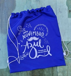 brinde para campanha novembro azul personalizada com o logotipo da empresa