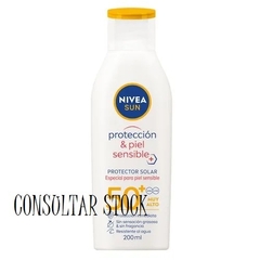 NIVEA F 50 X200 SENSITIVE. PARA PIEL SENSIBLE