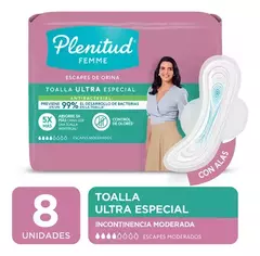 PLENITUD Femme Toallitas ULTRA especial c/ Alas x8unid