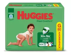 HUGGIES FLEXI COMFORT AHORRO M68 G60 XG52 XXG50 XXXG48 en internet