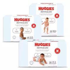 NUEVOS! Pañales Huggies Dermacare M 58 unidades - comprar online