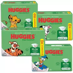 HUGGIES FLEXI COMFORT AHORRO M68 G60 XG52 XXG50 XXXG48