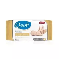 QSOFT Toallitas Húmedas PREMIUM ÓLEO CALCÁREO x40