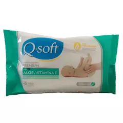 Q-soft Premium Toallitas Húmedas Aloe Y Vitamina E X 40 Ud - comprar online