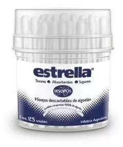 ESTRELLA Hisopos Descartables POTE x125