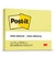 Bloco de notas adesivas Post-it 653 amarelo 4 blocos de 38x50mm 100 folhas