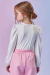 Blusa yorkshire rosê manga princesa- infanti - comprar online