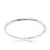 Bracelete liso (ródio branco) - comprar online
