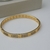 Bracelete Cart inspired cravejado (dourado) - comprar online