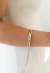 Bracelete liso (ródio branco)