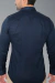 Camisa Social Slim Fit Manga Longa Gemmini Azul Marinho - comprar online
