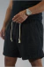 Shorts Linho Gemmini Preto
