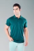 Camisa Polo Pima Gemmini Verde Miltar