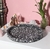 Bandeja Decorativa, Diseño de Terrazo Negro y Blanco - comprar en línea