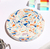 Imagen de Posavasos Circular de Resina Blanco y Colores