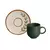 Xícara de café | Stoneware | Verde folha