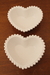 Conjunto 2 Bowls Porcelana Coração Beads Branco 15x13x5cm - loja online