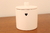 Potiche Decorativo de Ceramica Heart Branco 10 x 10 x 12cm - comprar online