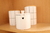 Potiche Decorativo de Ceramica Heart Branco 10 x 10 x 12cm - loja online