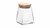 Porta Mantimento de Vidro Borossilicato com Tampa de Bambu 750ml - Wolff