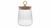 Porta Mantimento de Vidro Borossilicato com Tampa de Bambu Classic 650ml - Wolff - comprar online