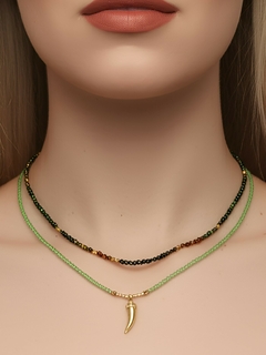 Jogo de Colar e Choker de Cristal #05 - comprar online