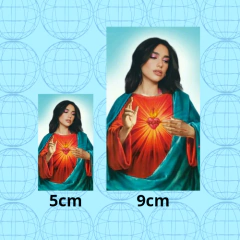 Calco Estampita Dua Lipa 2 - comprar online