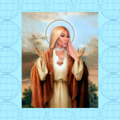 Calco Estampita Nicki Minaj 1
