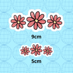 Calco Flores Rosas 2 - comprar online