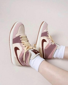 Air Jordan 1 Mid Dark Pony Smoky Mauve - LOSTRES