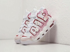 Nike Air More Uptempo White Pink Flower - comprar online